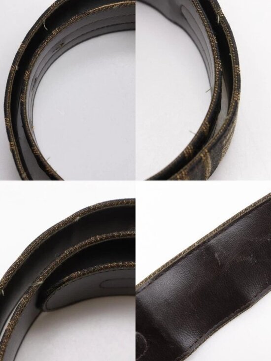 FENDI Zucca belt Brown Nylon canvas Women main image 8